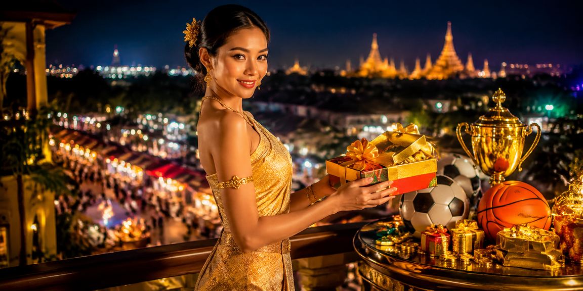 မြန်မာနိုင်ငံ အားကစားဈေးကွက်တွင် ညအချိန် ဘောလုံးလောင်းနေသော လူအုပ်