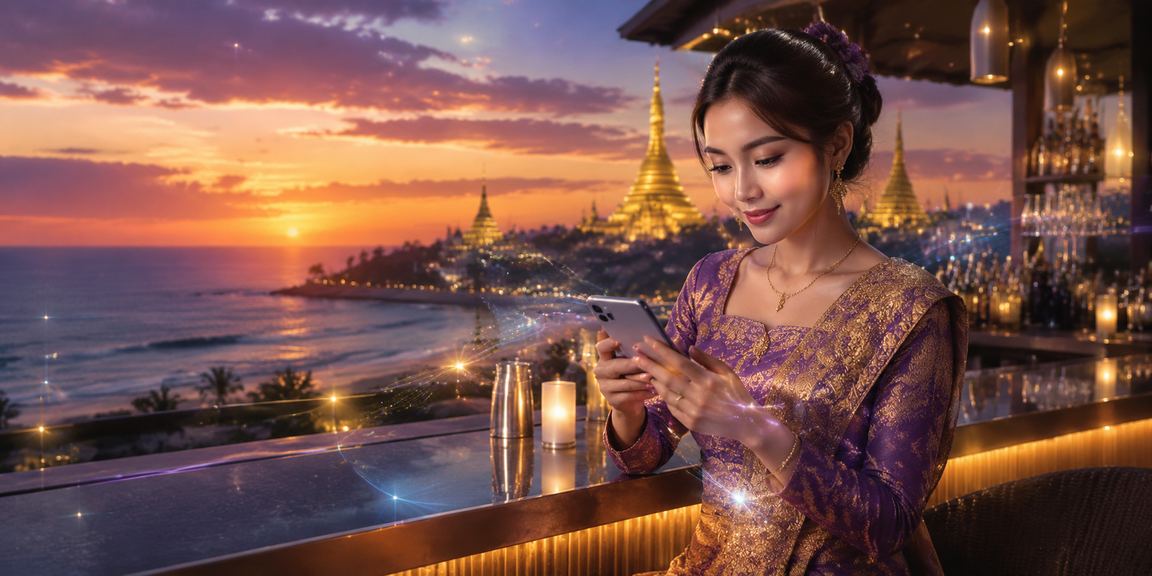 ငပလီကမ်းခြေတွင် ညဖြင့် လောကကြီး ပွဲတက်နေခြင်း